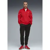 Puma Träningsdräkt röd / svart / vit