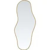vidaXL Väggspegel guld 60x25 cm