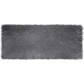 vidaXL Fuskfäll matta TAFALLA Antracit 80 x 200 cm Polyester