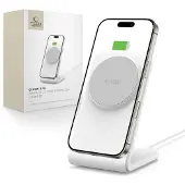 Tech-Protect QI15W-A38 MagSafe trådlös laddare - vit
