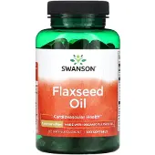 Swanson Health Linfröolja, 1 000 mg, 100 mjukkapslar