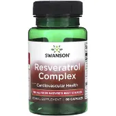 Swanson Health , Resveratrol Komplex, 60 Kapslar
