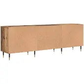 vidaXL TV-skåp Gammalt trä 150 x 30 x 50 cm Konstruerat trä