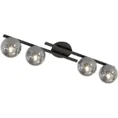 Emibig Taklampa Kairo LIGHTING, dimbar, Svart, Vardagsrum / matsal, Metall, Modern, Taklampa