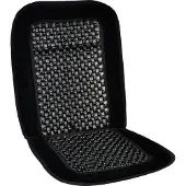 Amio bilsitsdynor med pärlor 90 x 44 cm - svart