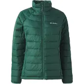 Columbia Outdoorjacka 'Powder Lite II' smaragd / vit