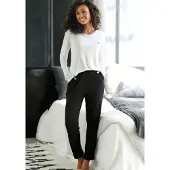 French Connection Pyjamas ecru / svart