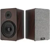 AVCOM 6" Bookshelf Speakers (Par) Valnöt