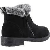 Hush puppies Marnie Mocka Dam Svarta Vinterankelstövlar