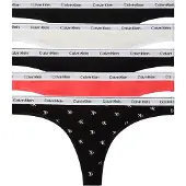 Calvin Klein Underwear String knallröd / svart / vitmelerad