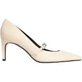 Calvin Klein Peggy Leather Mary Jane Stiletto Pumps