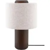 Globen Lighting Bordslampa Bosco, Creme / bärnsten, Vardagsrum / matsal, Trä, Bordslampa