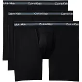 Calvin Klein 3 Pack Long Boxer Briefs Icon Active Mesh