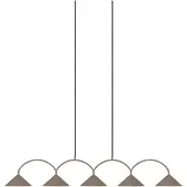 Globen Lighting Taklampa , CURVE, dimbara, Brun / rost, Vardagsrum, Metall, Vintage / retro