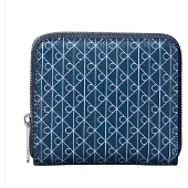 Calvin Klein Rfid Square Zip Around Logo Wallet