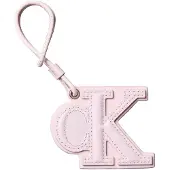 Calvin Klein Leather Signature Logo Stitched Bag Charm