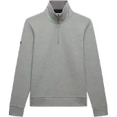 Superdry för män. M2014535A Essential Half Zip Sweatshirt grå (XXL), Casual, Bomull