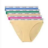 Calvin Klein 5 Pack Low Rise Bikini Briefs Icon Logo
