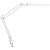 MAUL Klämlampa MAULatlantic, Vitt / opal, Arbetsrum / kontor, Metall, Modern, Klämlampa