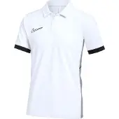 Nike Piké Dri-FIT Academy 25 - Vit/Svart/Wolf Grey Barn, storlek L: 147-158 cm