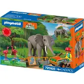 Playmobil - Elephant with Zookeeper