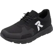 Rieker Låg sneaker svart / vit
