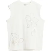 Desigual T-shirt brun / vit