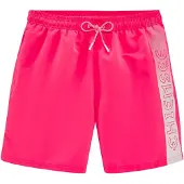 Chiemsee Badshorts rosa / vit