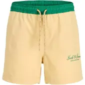 Jack & Jones Junior Badshorts 'Maui Archive' gul / grön