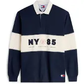 Tommy Hilfiger Tommy Jeans Relaxed Fit Logo Panel Rugby Shirt