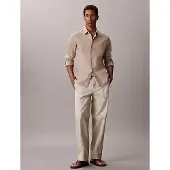 Calvin Klein Cotton Twill Baggy Trousers