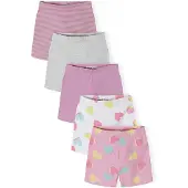 MINOTI Leggings gråmelerad / syrén / mauve / rosa / vit