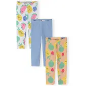 MINOTI Leggings ljusblå / ljusgul / ljusgrå / pastellorange