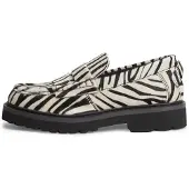 Tommy Hilfiger Tommy Jeans Archive Zebra Print Cleat Penny Loafers