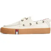 Tommy Hilfiger Tommy Jeans Archive Flag Stripe Leather Boat Shoes