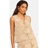 Love & roses Topp beige / vit
