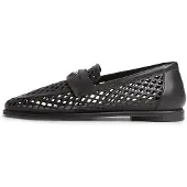 Tommy Hilfiger Cutout Leather Penny Loafers