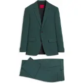 HUGO Two-piece slim-fit suit in performance-stretch twill