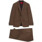 HUGO Two-piece slim-fit suit in performance-stretch twill