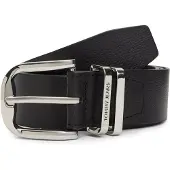 Tommy Hilfiger Bälte 'OTIS BUCKLE 4.0' svart