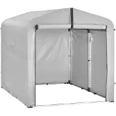 SoBuy Cykelgarage Grå 219x159x165 cm