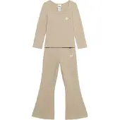 Adidas Originals LÅNGÄRMAT LEGGINGSSET I VINTERANPASSAD RIBB, storlek 110 cm