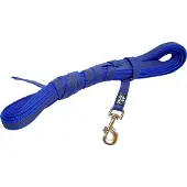 Julius-K9 K9 C&G line koppel blå/grå 20 mm/3 m m/ handtag