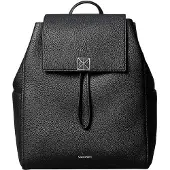 Calvin Klein Emblem Logo Hardware Flap Backpack