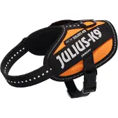 Julius-K9 K9 IDC sele, str. Baby 2, UV Orange, 33–45 cm