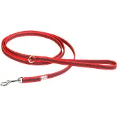 Julius-K9 K9 C&G hundkoppel halsband röd/grå 14 mm/2 m m/handtag max 30 kg