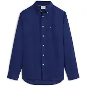 Tommy Hilfiger Regular Fit Washed Pure Linen Shirt