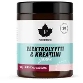 Puhdistamo elektrolyt- och kreatinpulver Cherry-Raspberry 100 g