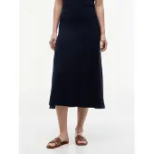 Tommy Hilfiger Cable Knit Relaxed A Line Midi Skirt