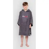 Dryrobe Towel Robe Organic Kids 10-13 Surf Poncho slate